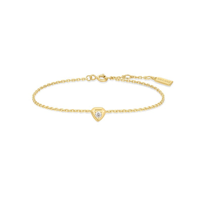 Trailblazer - Sparkling Tiny Shield Bracelet