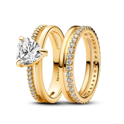 Double Devotion Ring Set
