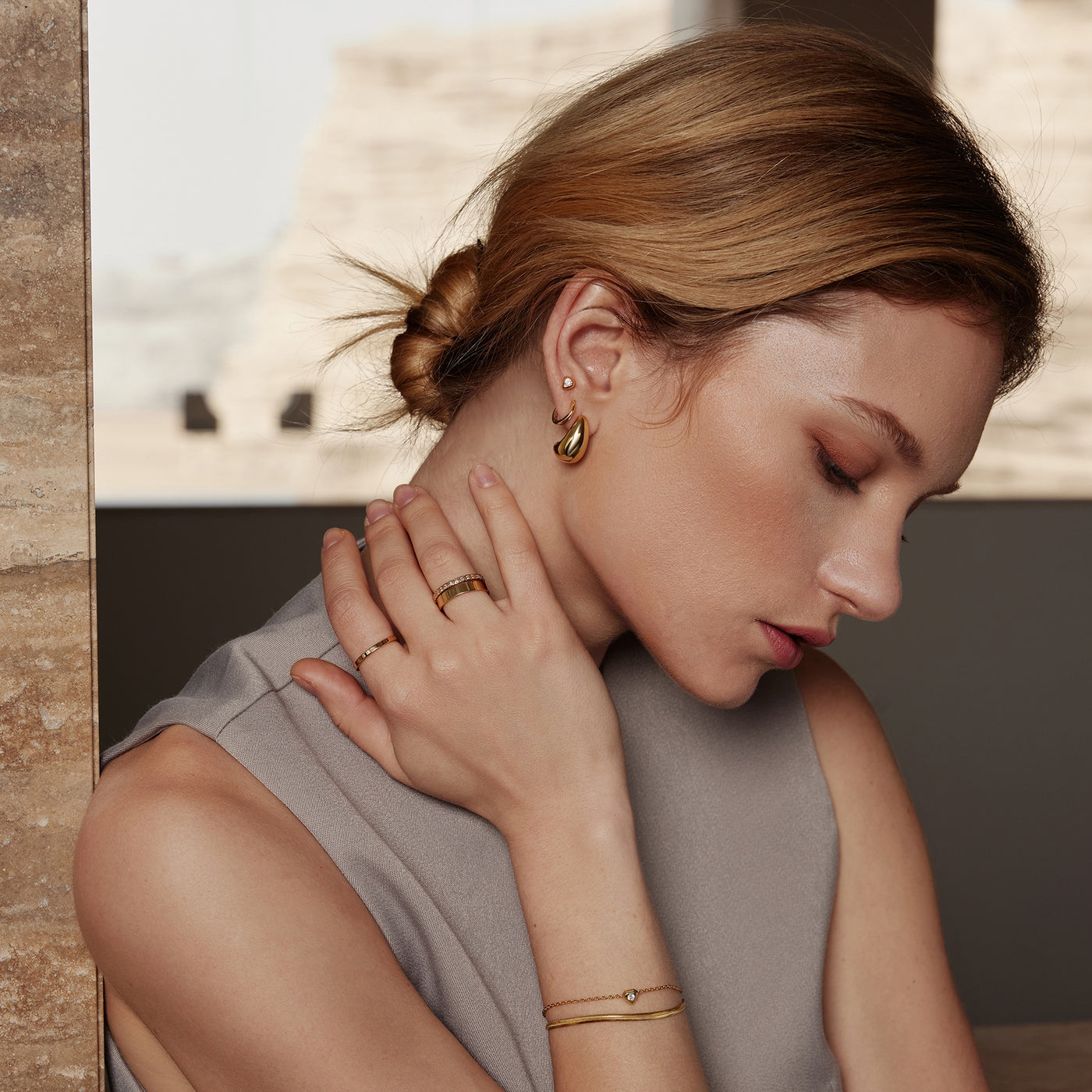 Trailblazer - Sparkling Tiny Shield Bracelet