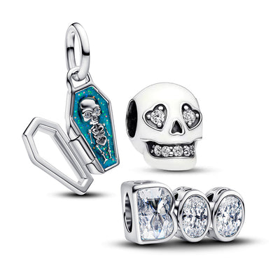 "Rest in Bling" Glow-In-The-Dark Charm Trio