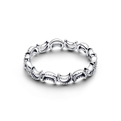 Pandora Crescent Moon Ring