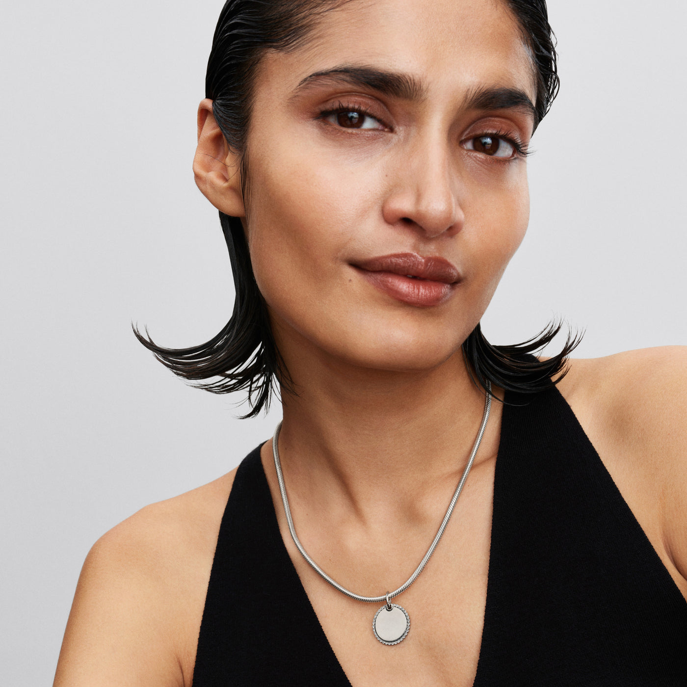 Engravable Round Tag Pendant