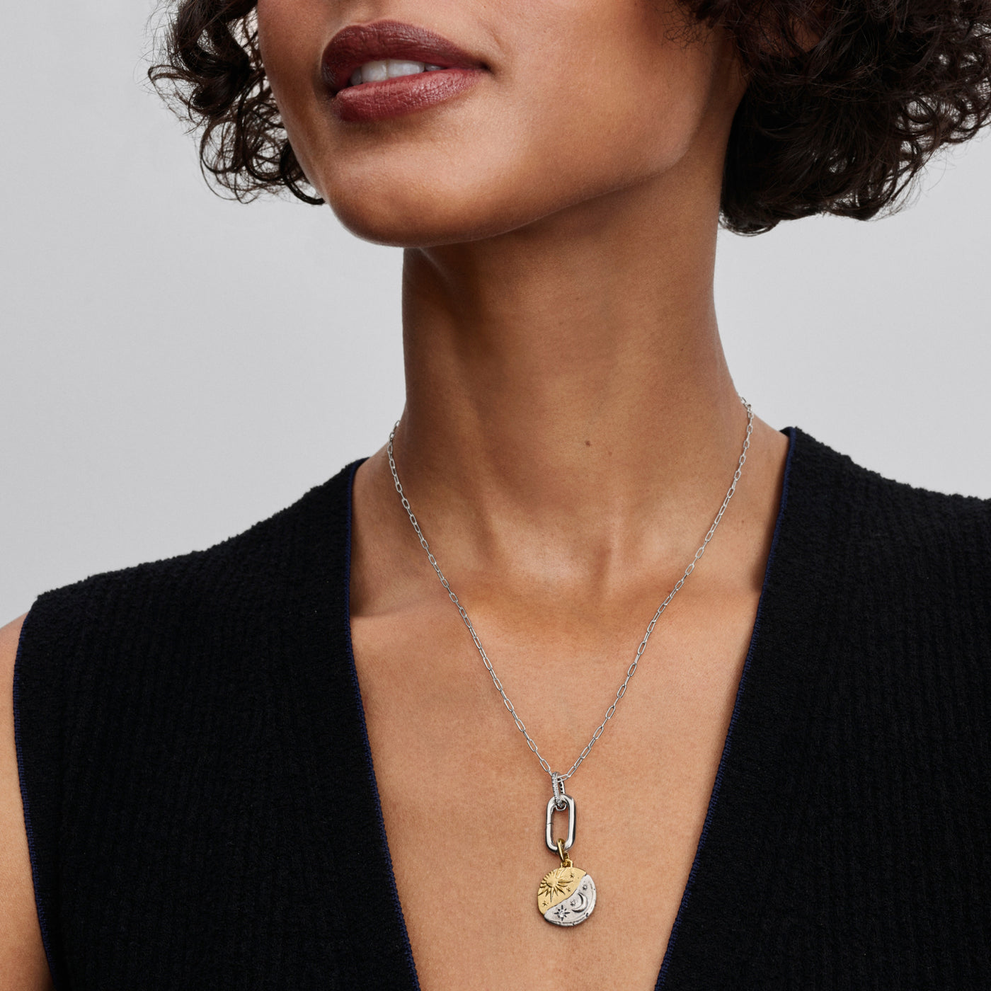 Pandora Sun and Moon Medallion Charm