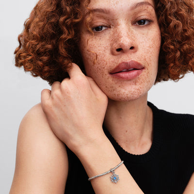 Pandora Disney Frozen Queen Elsa Snowflake Dangle Charm