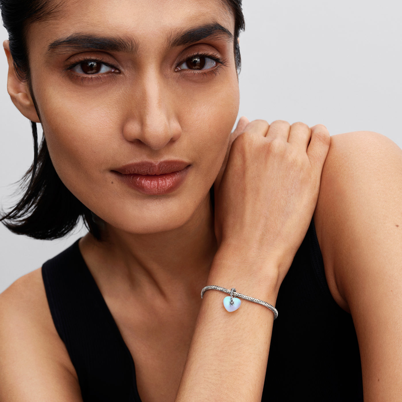 Pandora Shooting Star & Heart Dangle Charm