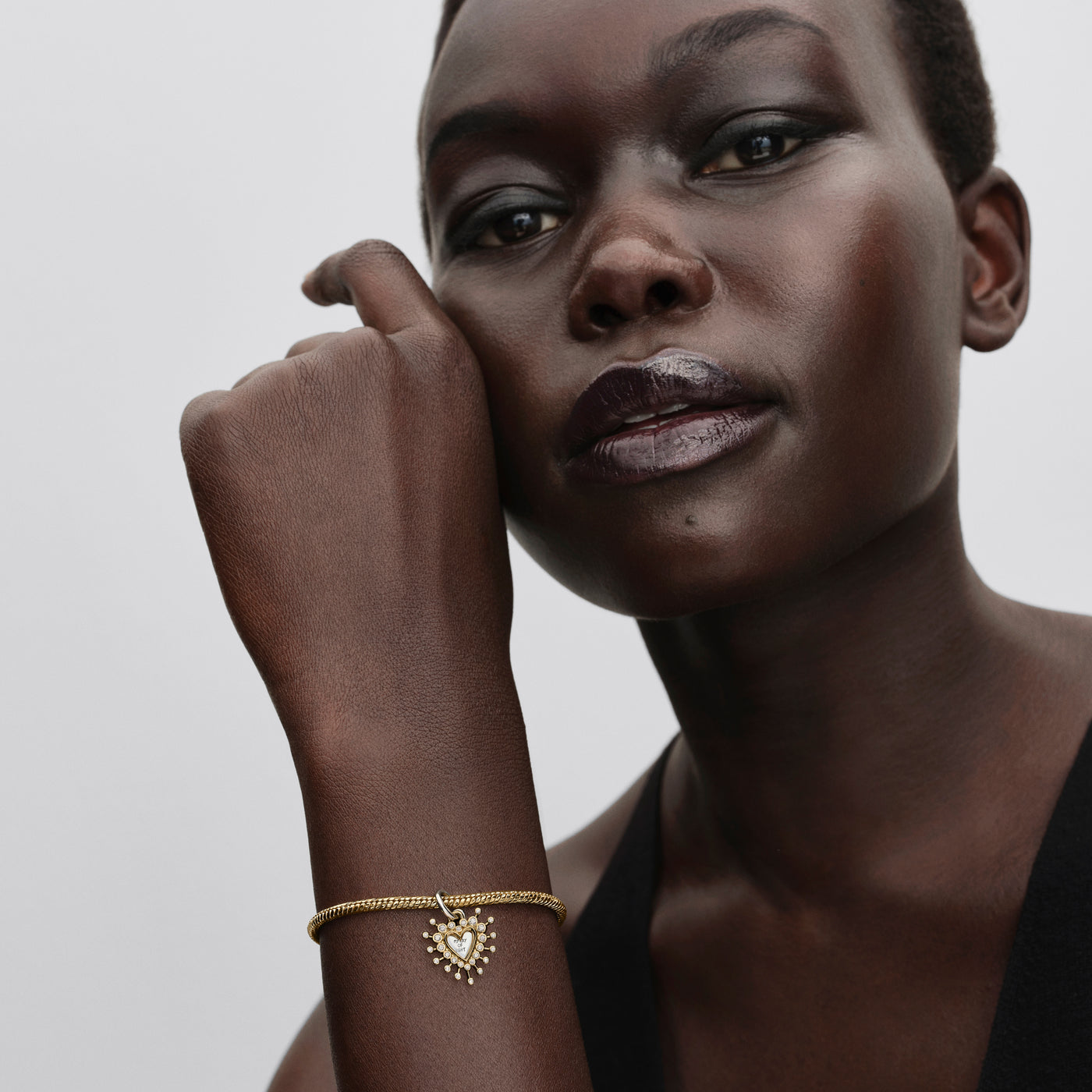 Pandora Radiant Heart Double Dangle Charm