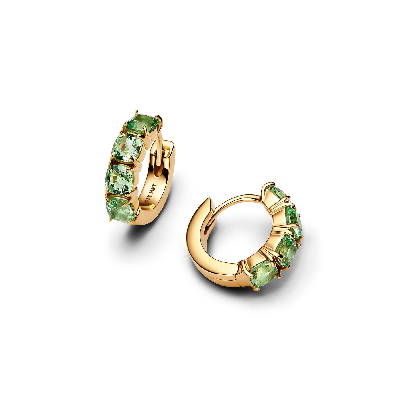 Pandora Green Hoop Earrings