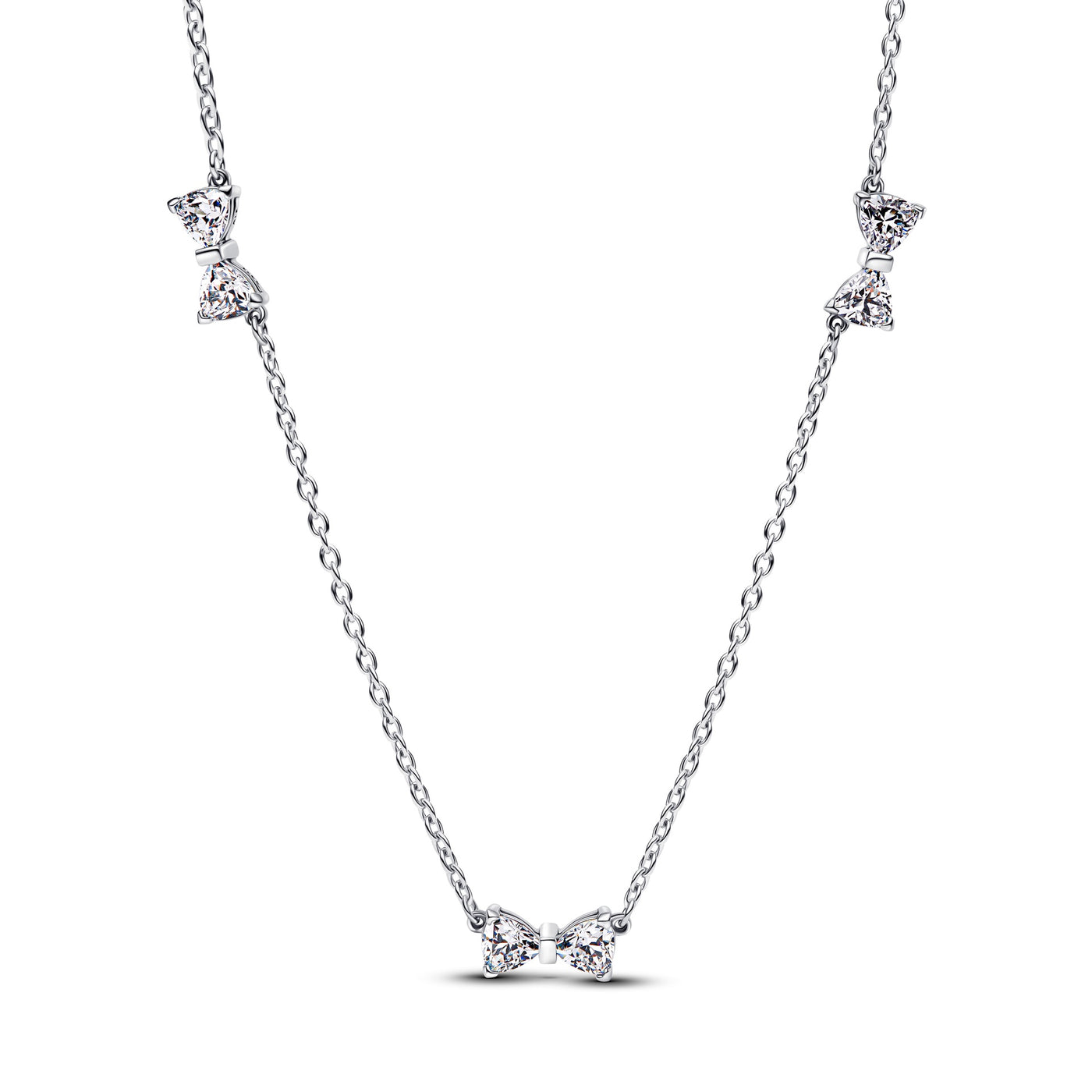 Pandora Bow Station Chain Necklace