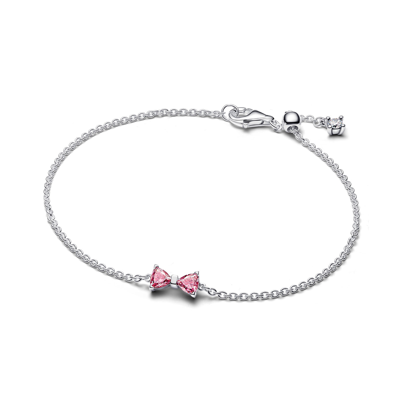 Pandora Pink Bow Chain Bracelet