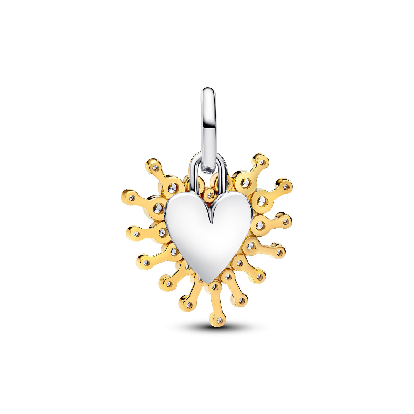 Pandora Radiant Heart Double Dangle Charm