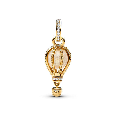 Pandora Sparkling Clear Hot Air Balloon Dangle Charm