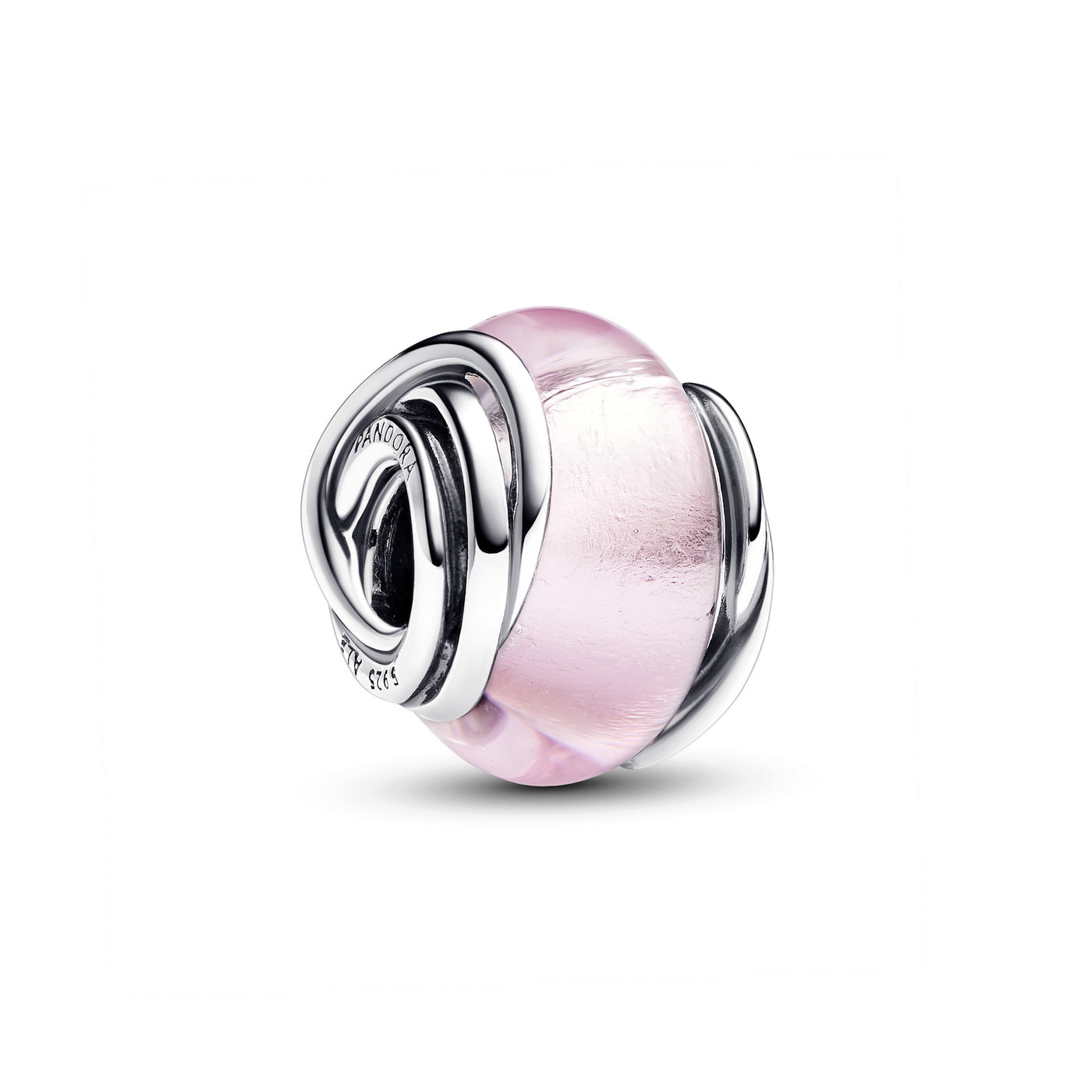 Pandora Encircled Pink Murano Glass Charm