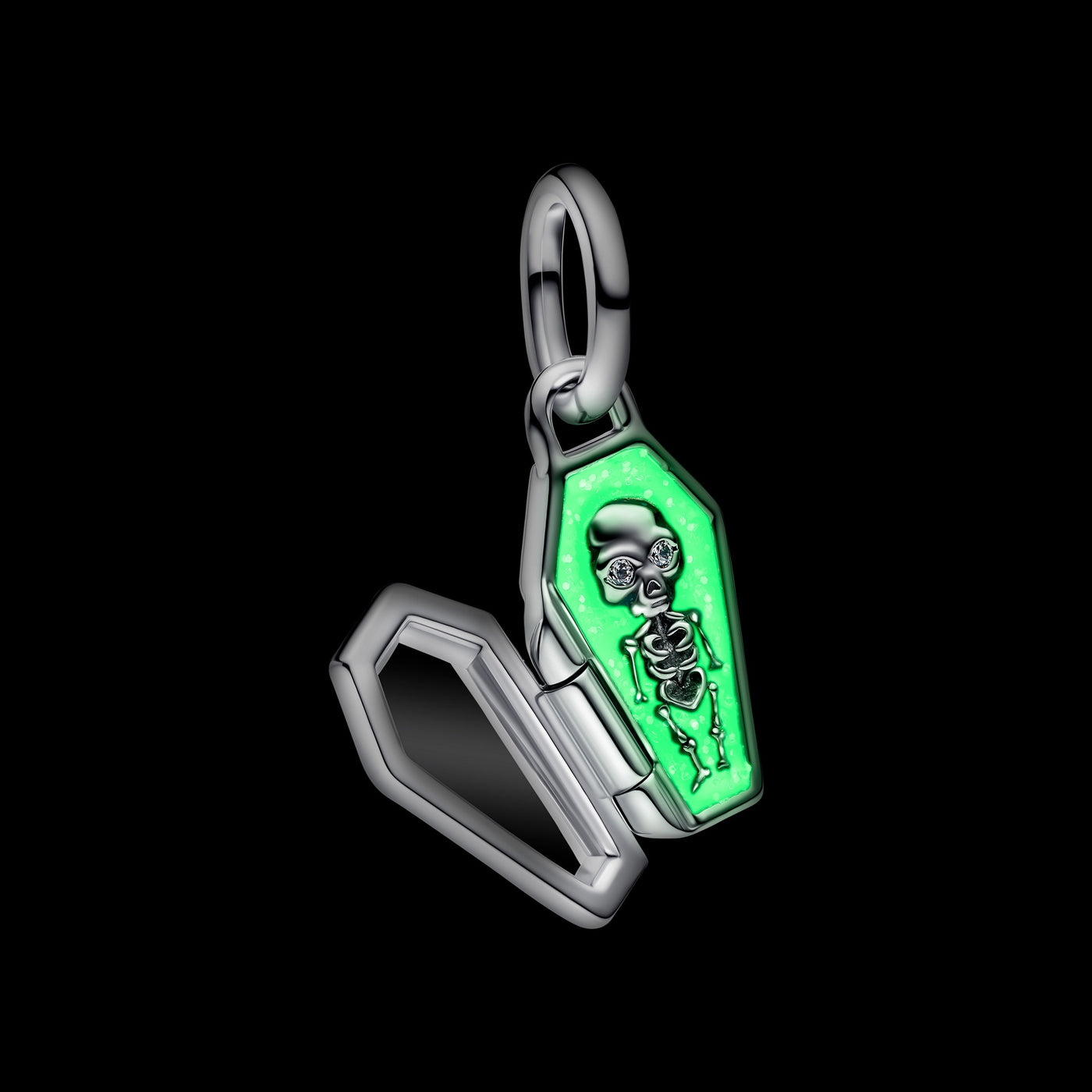 "Rest in Bling" Glow-In-The-Dark Charm Trio