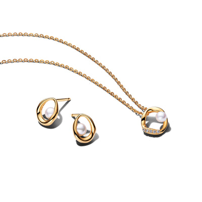 Pandora Organic Sparkle and Pearl Jewelry Gift Set