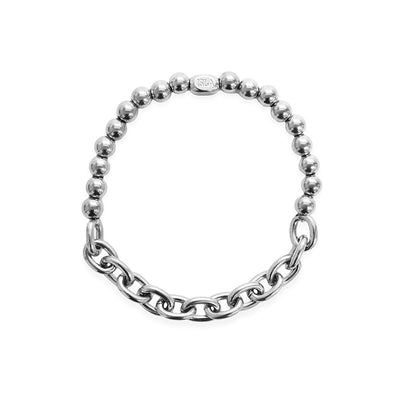 Ball and Chain - Bold Link + 5mm Ball  Bracelet