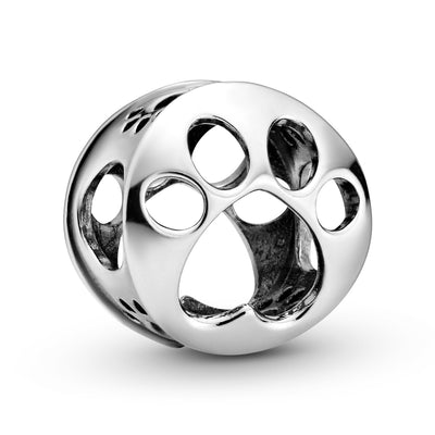 Pandora Openwork Paw Print Charm