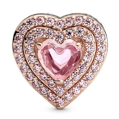 Pandora Sparkling Levelled Heart Charm