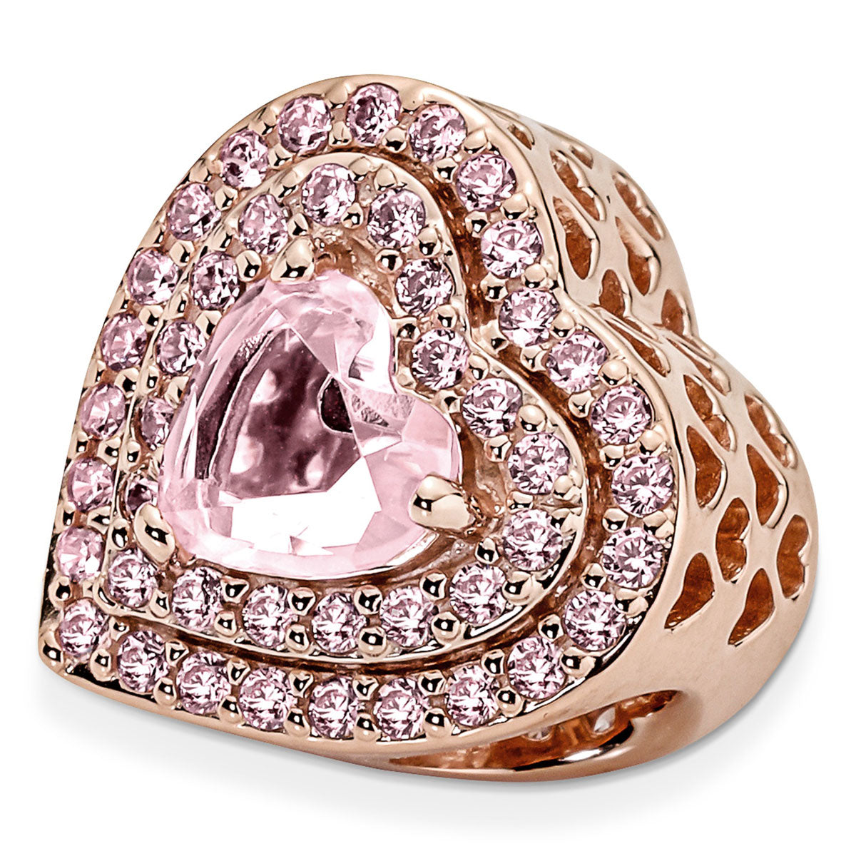 Pandora Sparkling Levelled Heart Charm