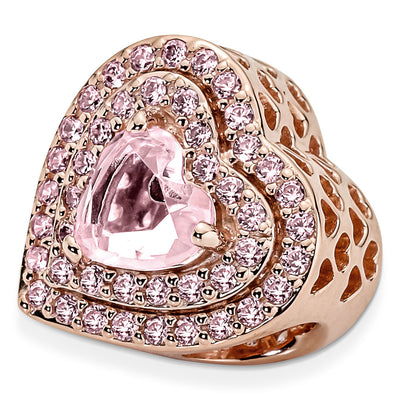 Pandora Sparkling Levelled Heart Charm