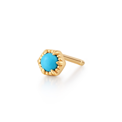 AMINA | Turquoise Solitaire Single Stud