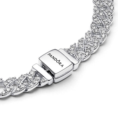 Pandora Timeless Pavé Cuban Chain Bracelet