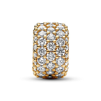 Sparkling Pavé Triple-row Charm