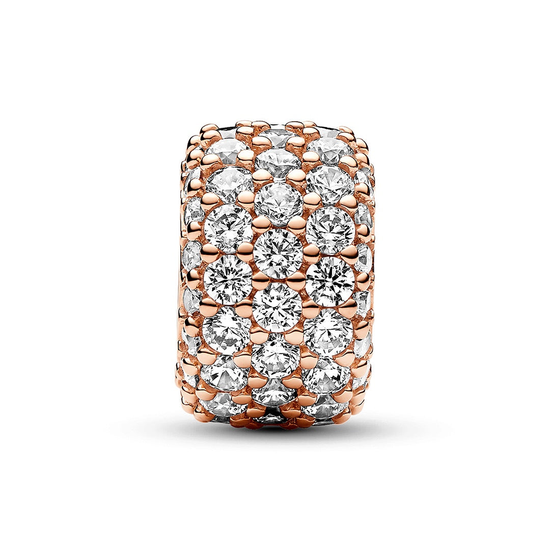 Sparkling Pavé Triple-row Charm