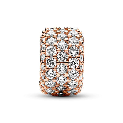 Sparkling Pavé Triple-row Charm