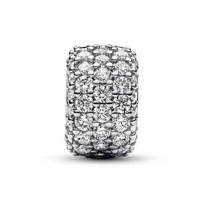 Sparkling Pavé Triple-row Charm