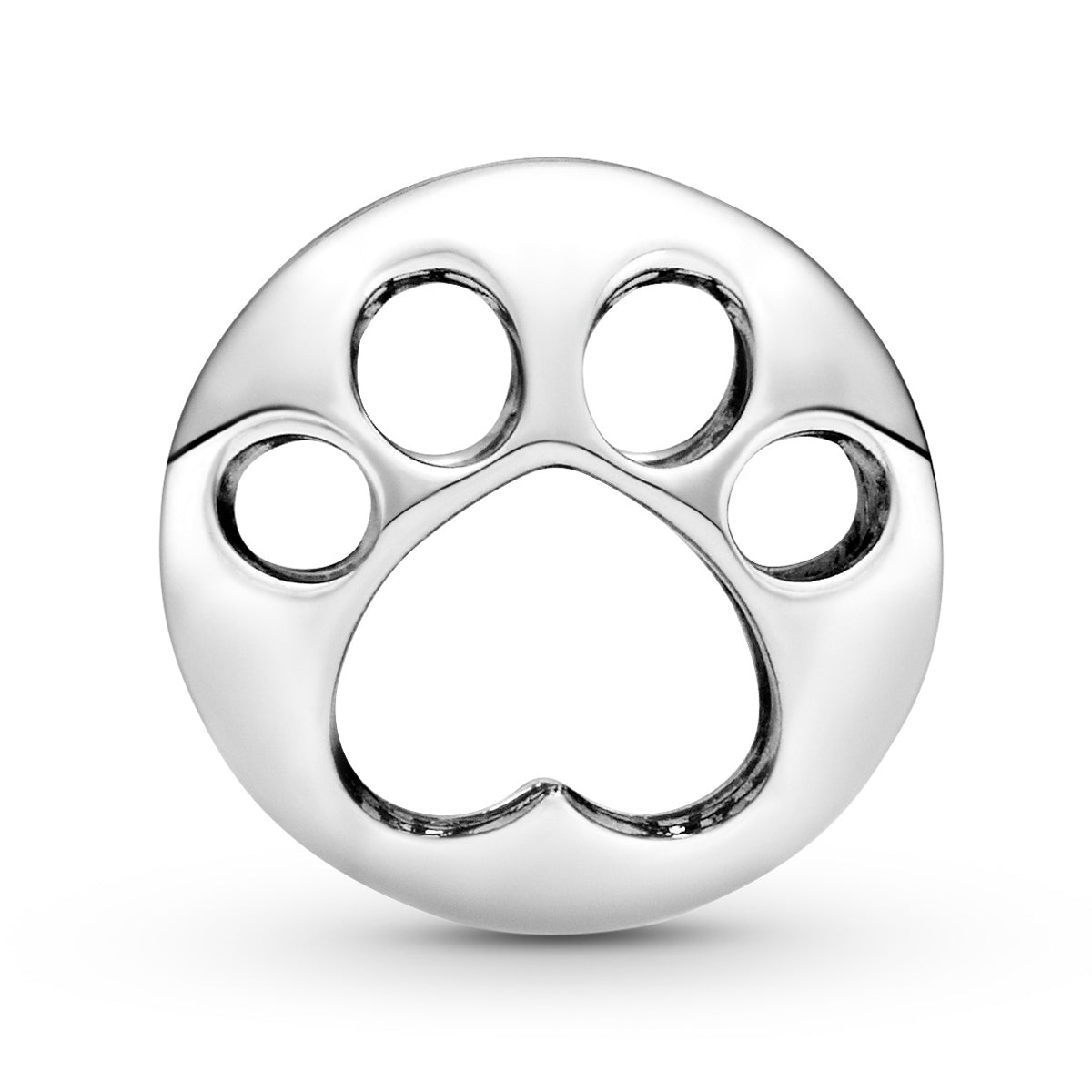Pandora Openwork Paw Print Charm