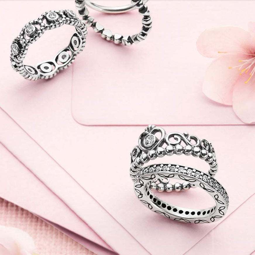 Pandora Princess Tiara Crown Ring
